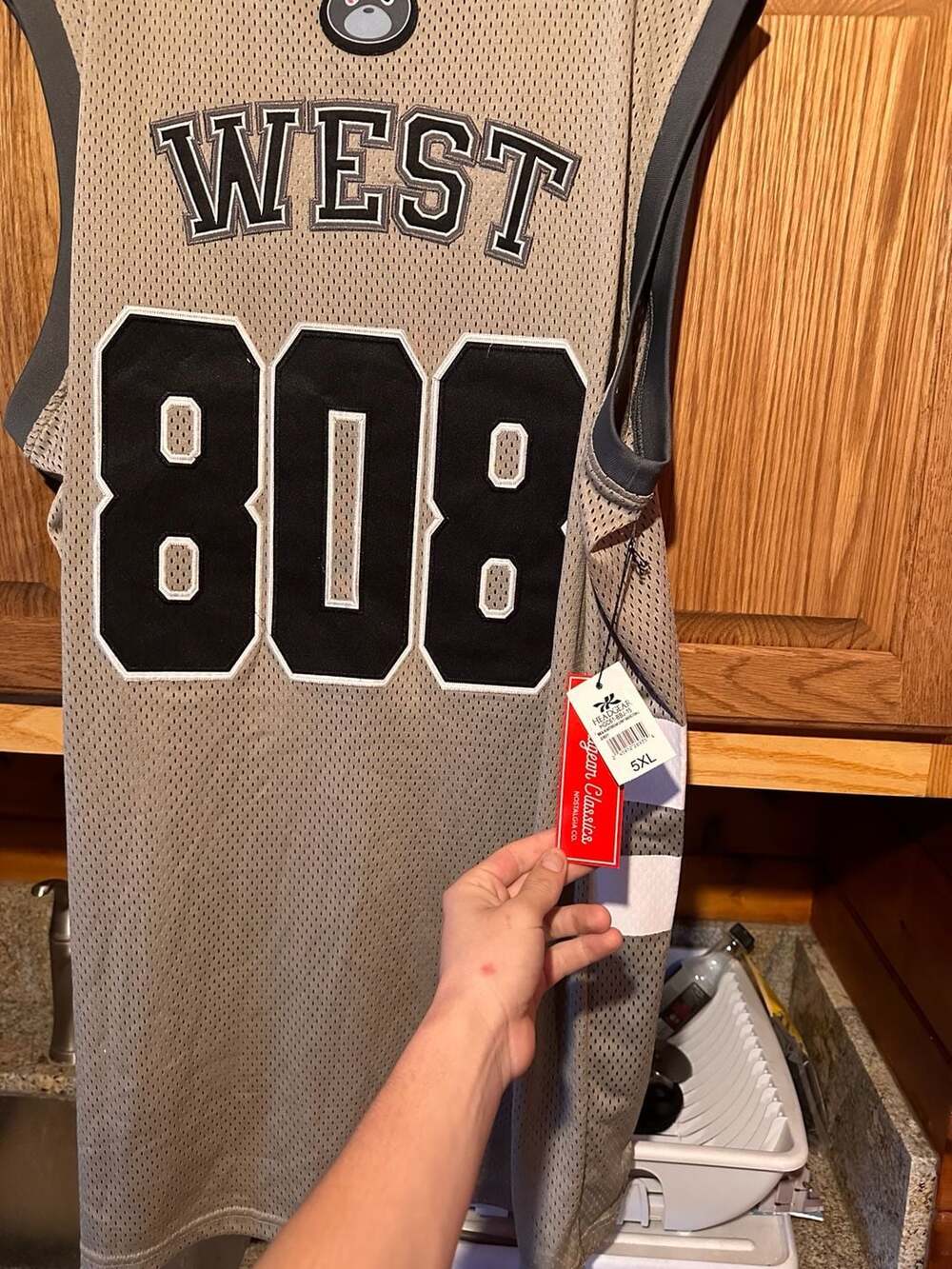Headgear Classics Kanye West 808s & Heartbreak Basketball Jersey